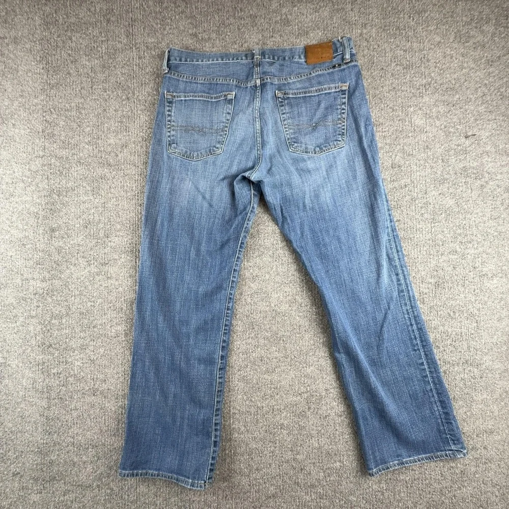 Lucky Brand 361 Vintage Straight Jeans Mens 34x30 Medium Wash Blue Stretch Denim